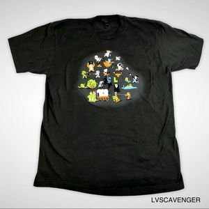 Video Game Tshirt Characters Logo Vintage Mens Size Large!